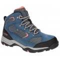 Hi-Tec Wanderschuhe Storm WP (waterproof/wasserdicht) blau/korallrot Damen